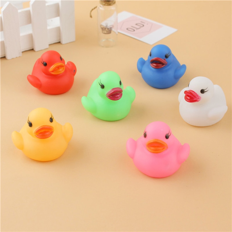 Floating Duck Light Up Bath Toys (6pcs)