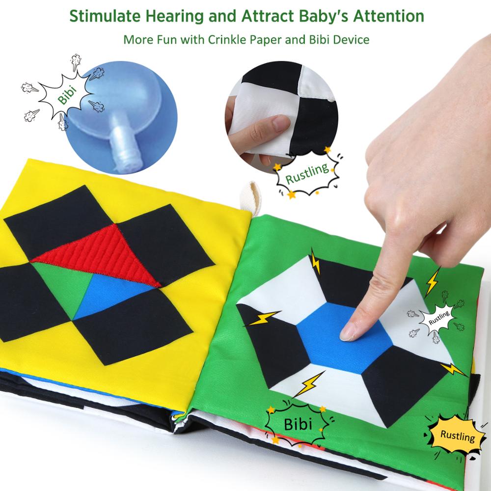 Baby Soft Book Educational Cloth Book