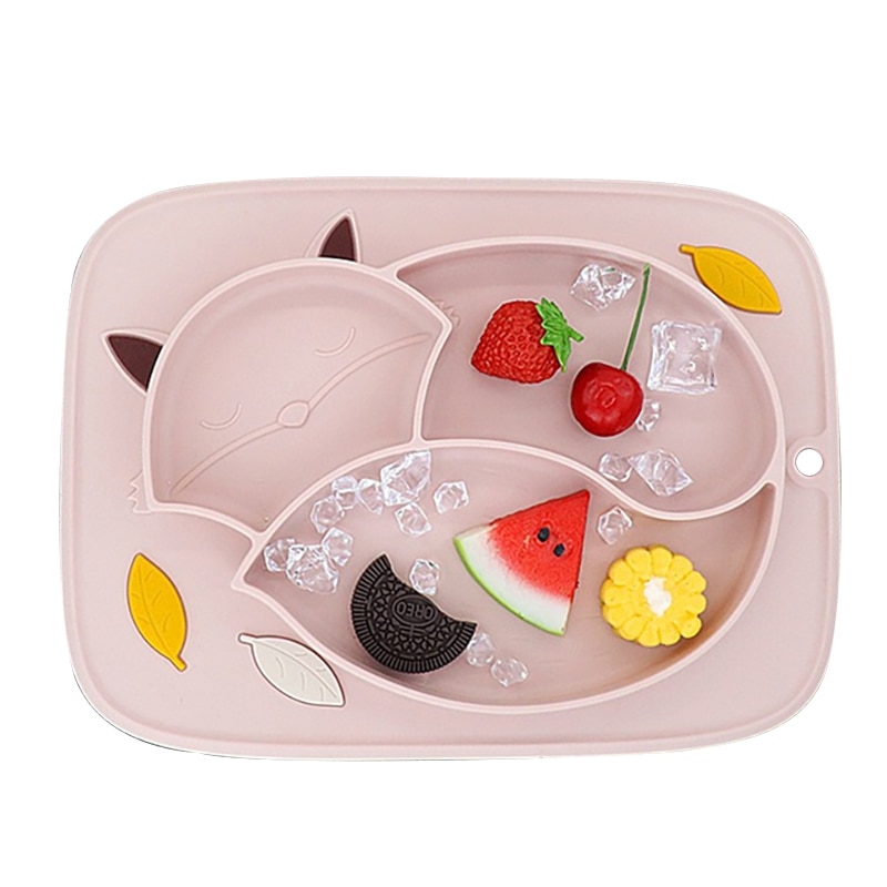 Suction Baby Plate Silicone Tray 