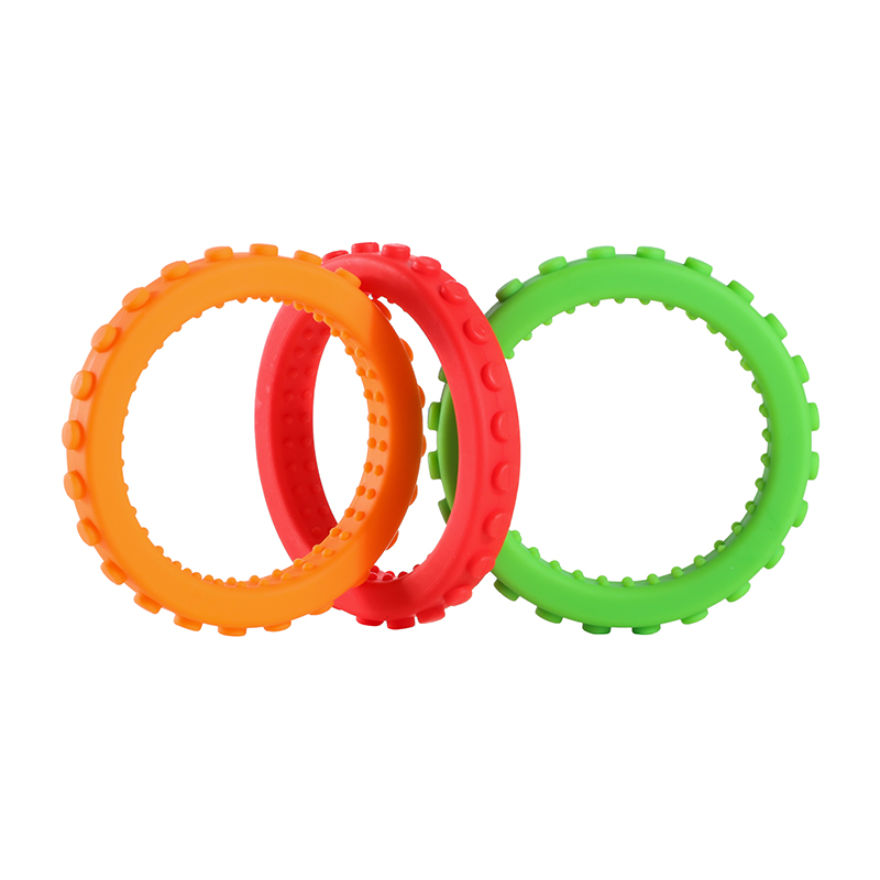 Teething Bracelets Kids Silicone Teethers (3Pcs)