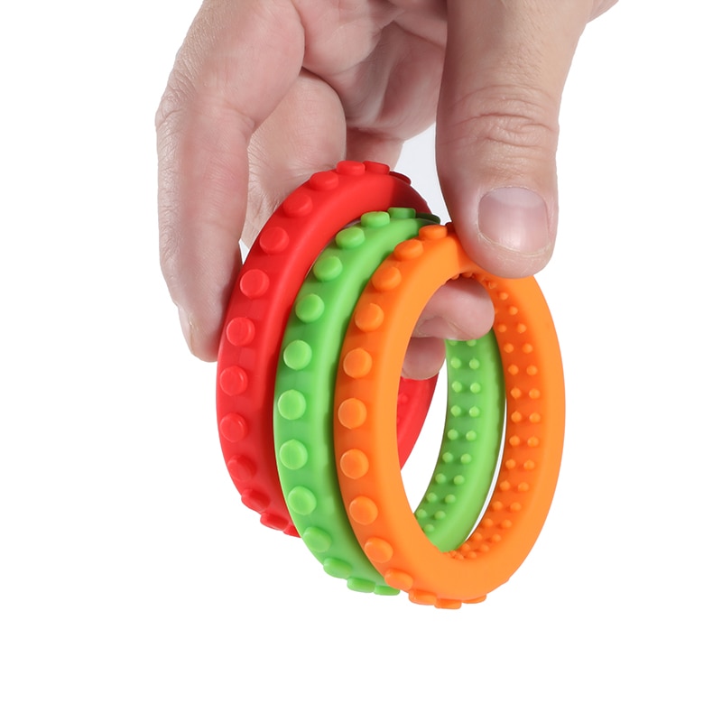 Teething Bracelets Kids Silicone Teethers (3Pcs)