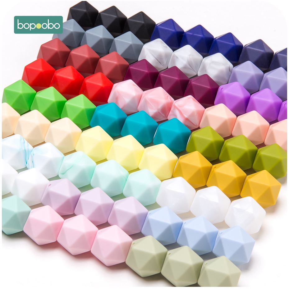 Silicone Teething Beads Baby Accessory (10 pcs)