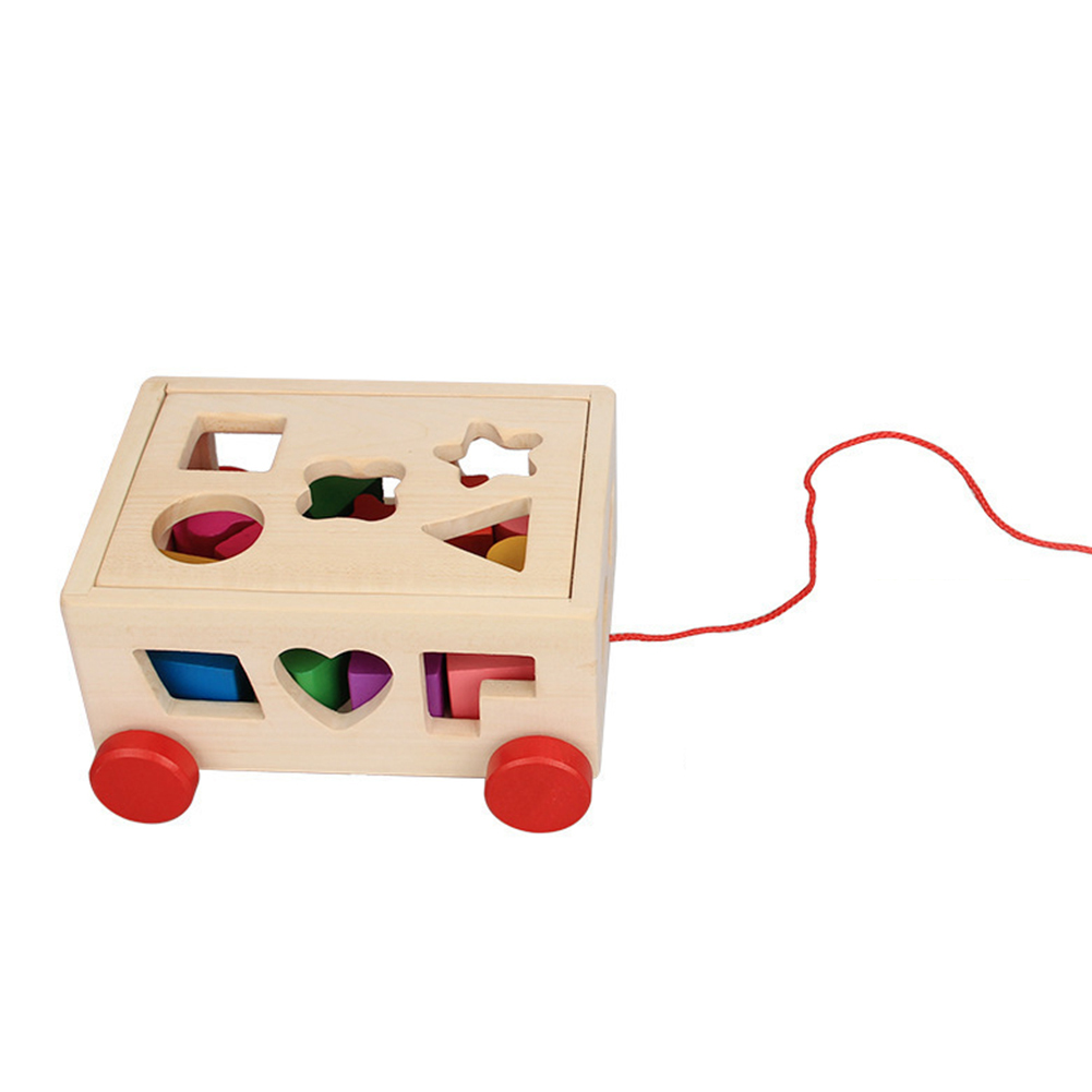 Shape Sorter Toy Wooden Blocks