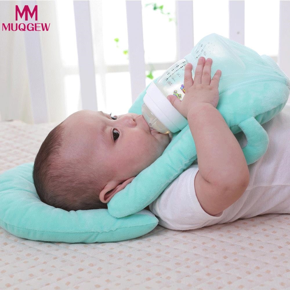 Baby Feeding Pillow with Bottle Holder