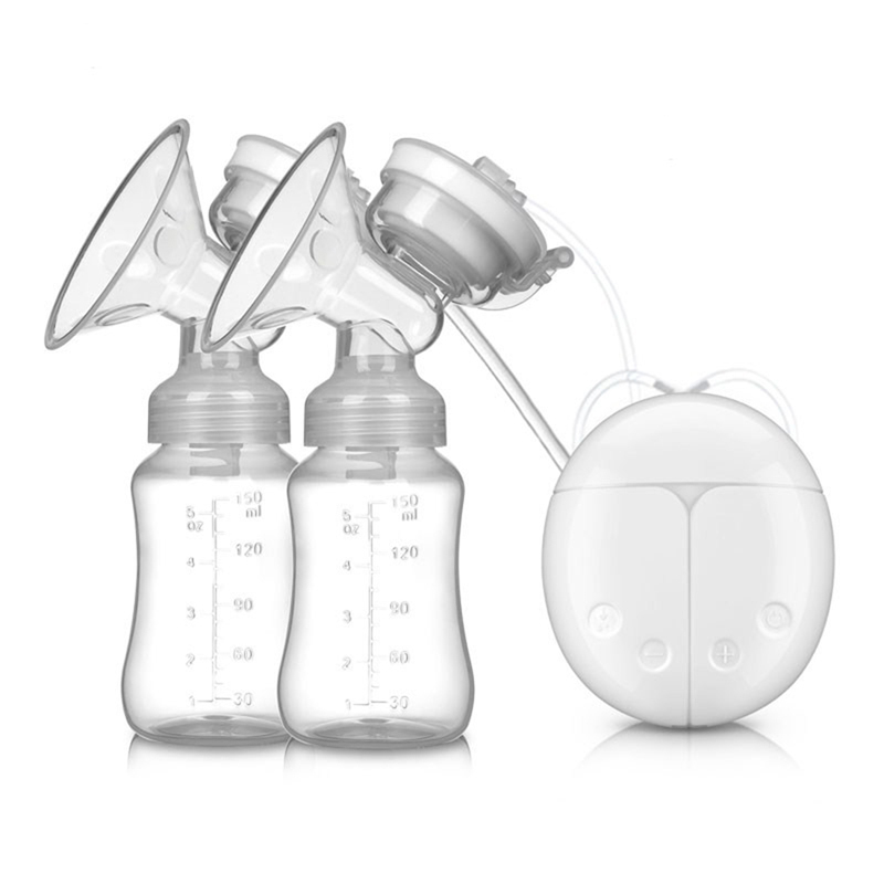 Double Electric Breast Pump with Bottles