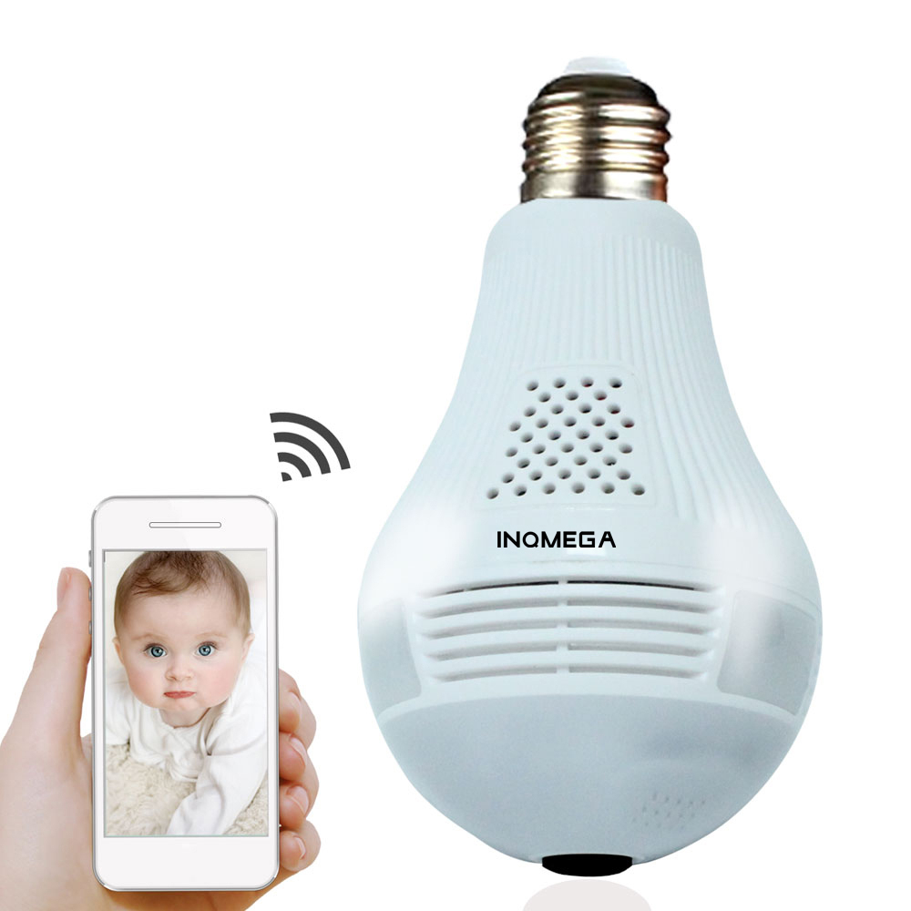 Bulb Camera WiFi Surveillance Device