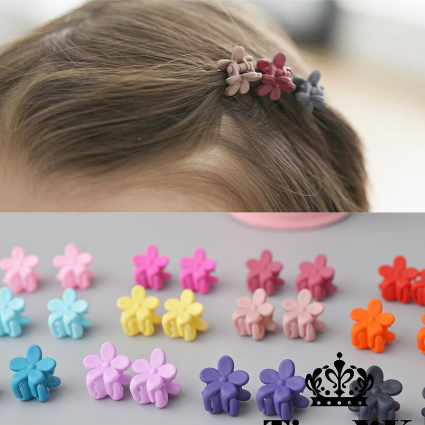 Flower Hair Clips Kids Accessories (10 pieces)
