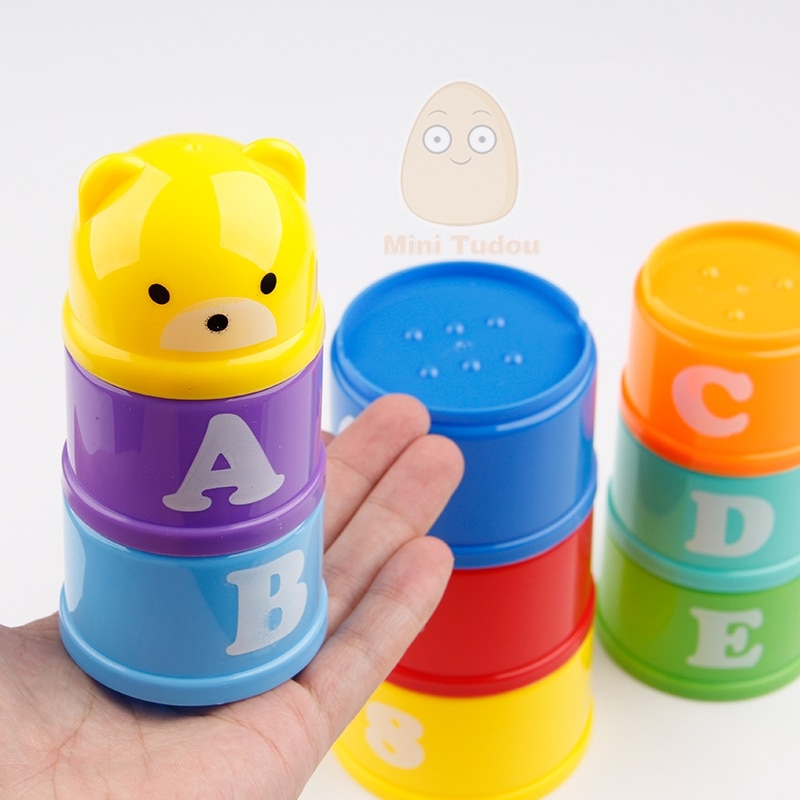 Stacking Cups Educational Baby Toys (8 pieces)