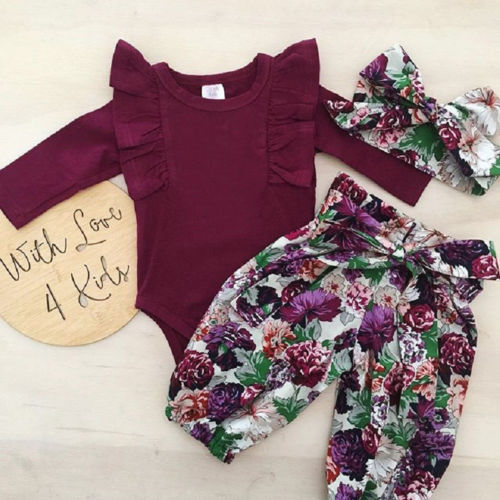 Cute Baby Girl Clothes Set