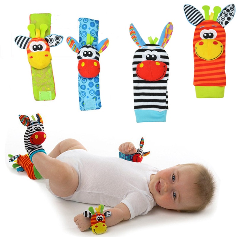 Infant Toys Wrists & Socks Rattle