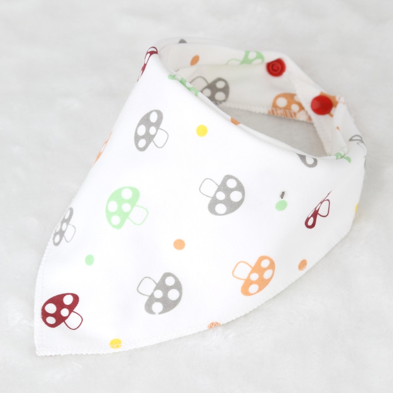 Baby Bibs Cotton Triangle Double Layers Cotton