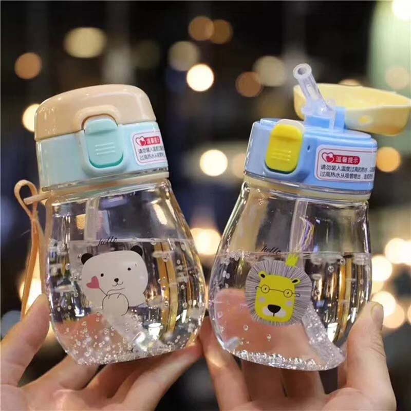 350ml Baby Sippy Cup Straw Bottle