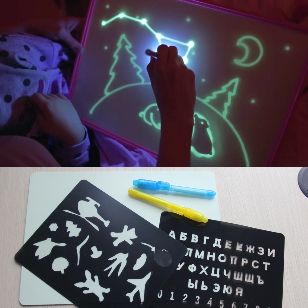 Kids Magic Night Light Drawing Board