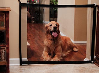 Safety Gate Pet Dog Mesh Barrier