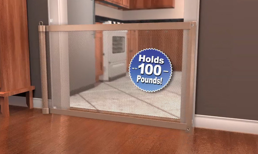 Safety Gate Pet Dog Mesh Barrier