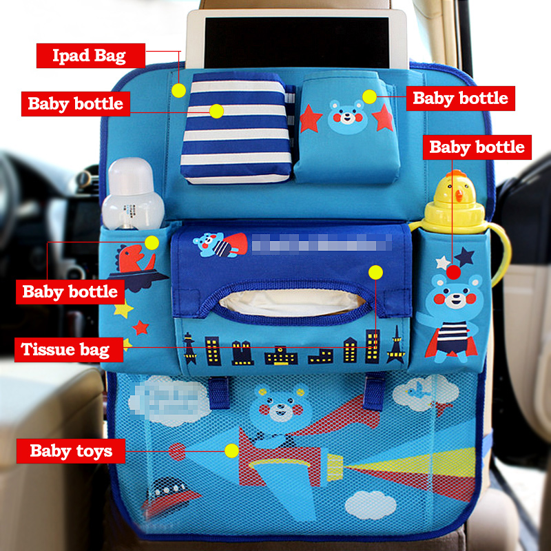 Kids Car Back Seat Organizer