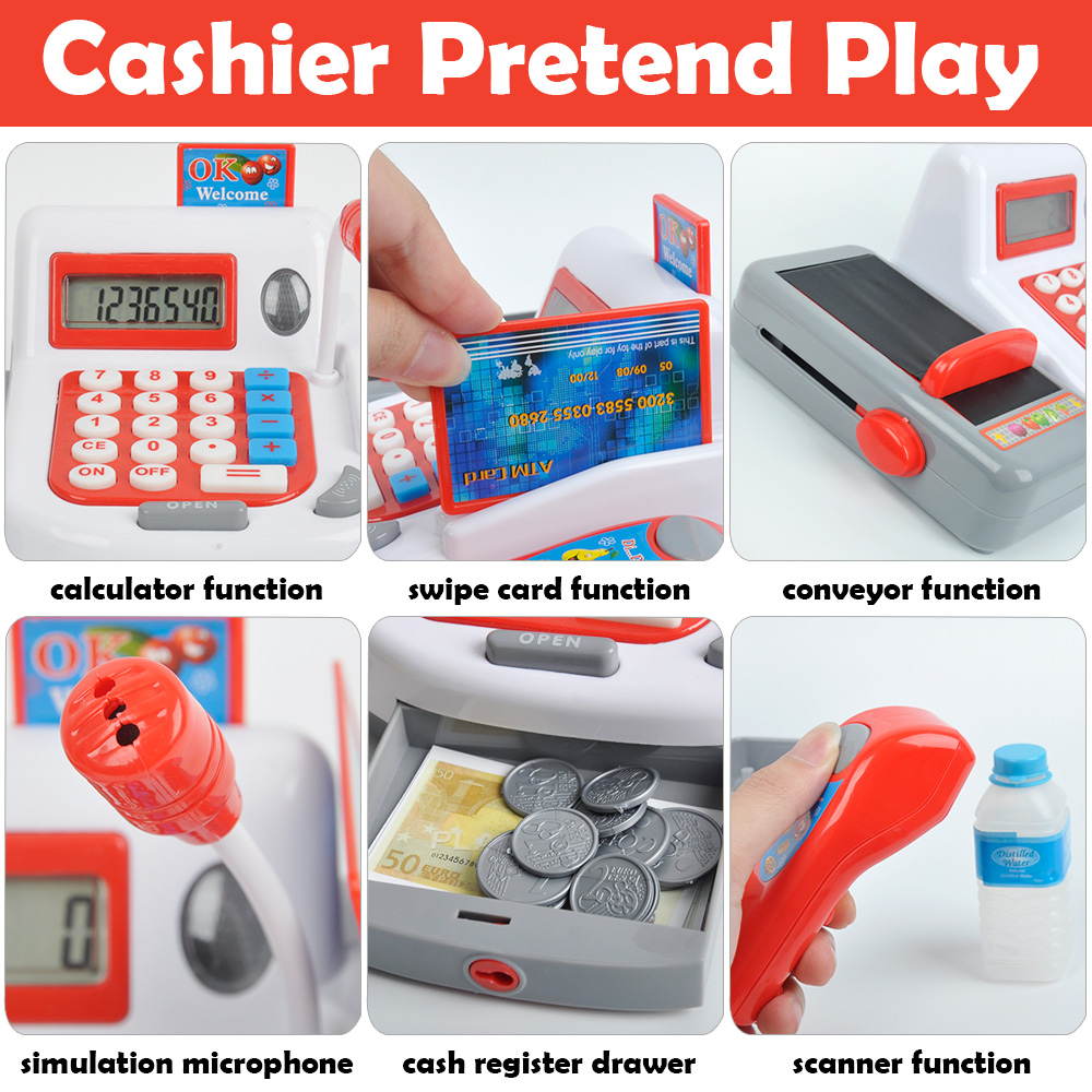 Pretend Play Cash Register Toy