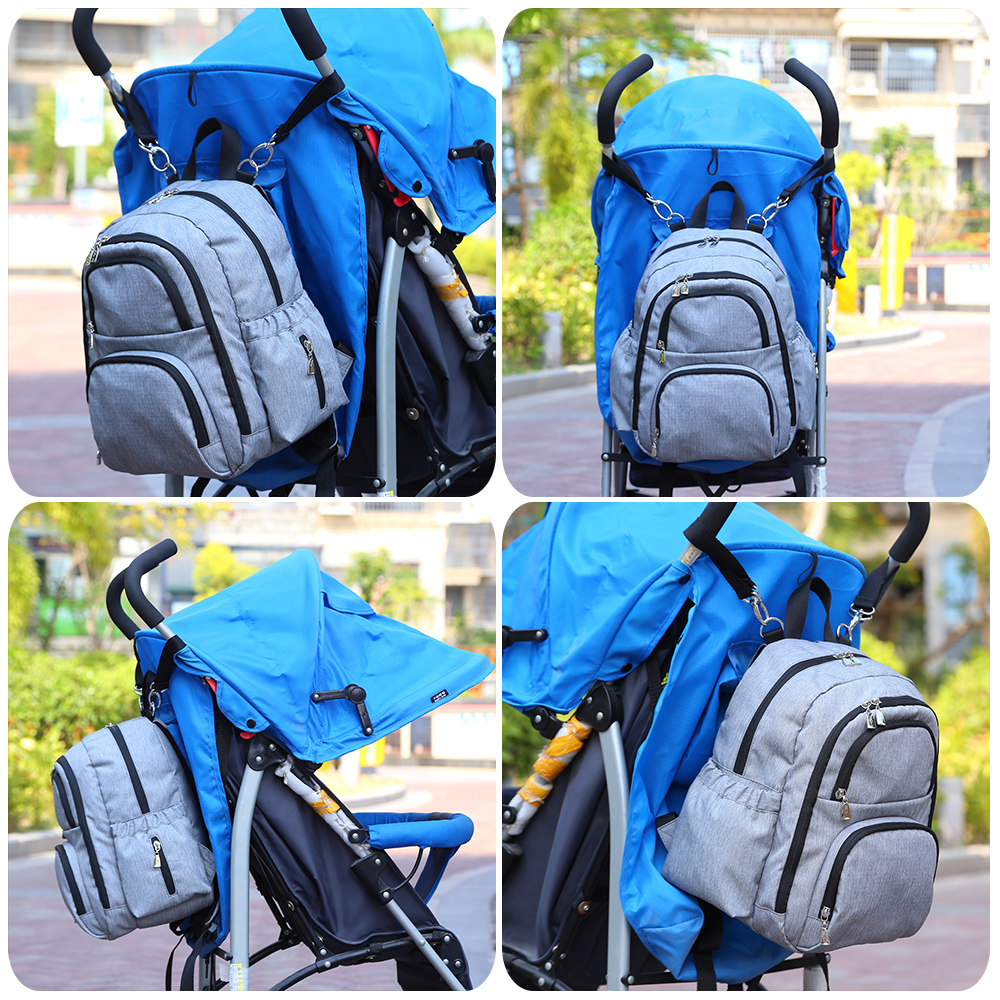 Baby Diaper Backpack and Nursing Bag