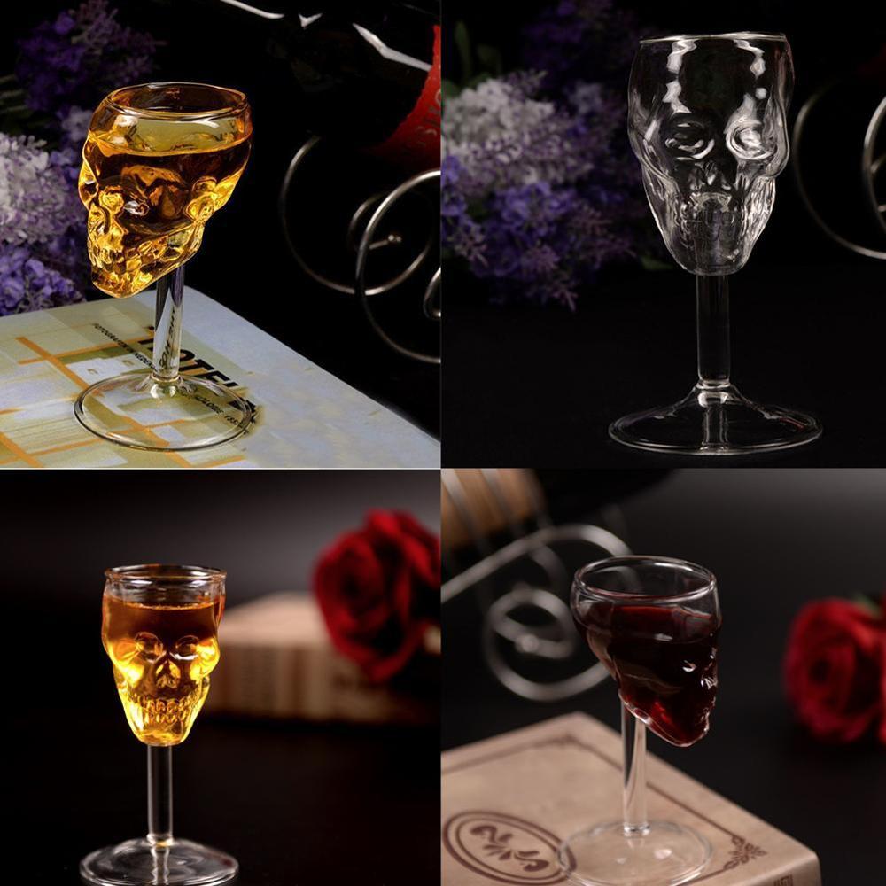 Skull Wine Glass Cocktail Cup