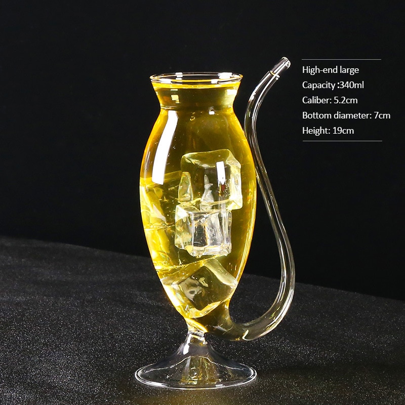 Straw Wine Glass Drinkware