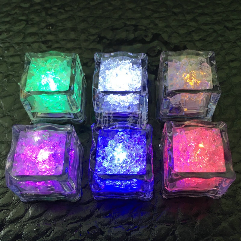 Flashing Ice Cubes LED Lights (12 PCs)