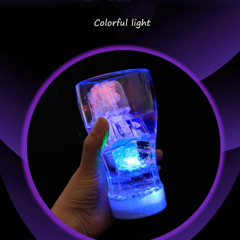 Flashing Ice Cubes LED Lights (12 PCs)