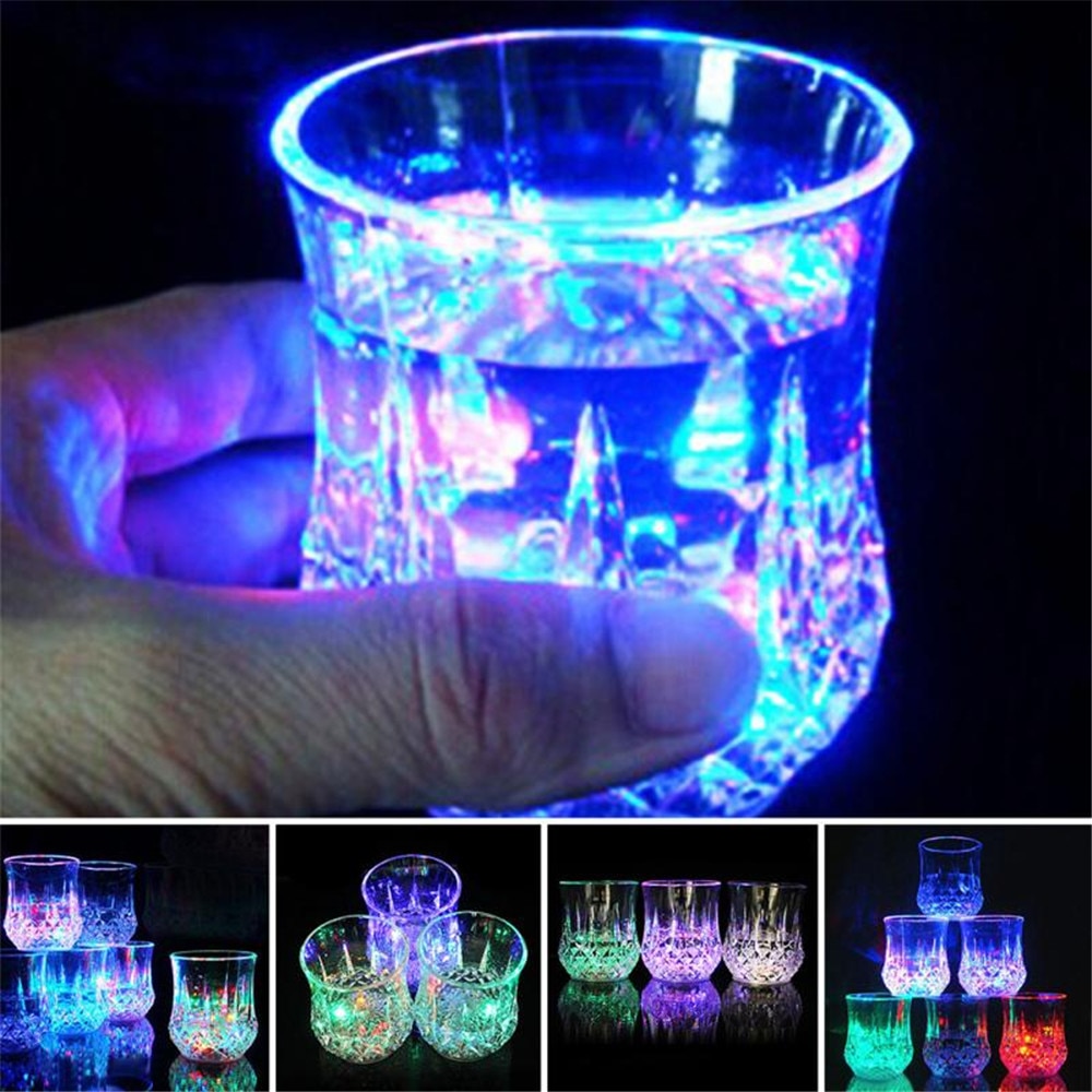 Light Up Glass LED Bar Drinking Cup