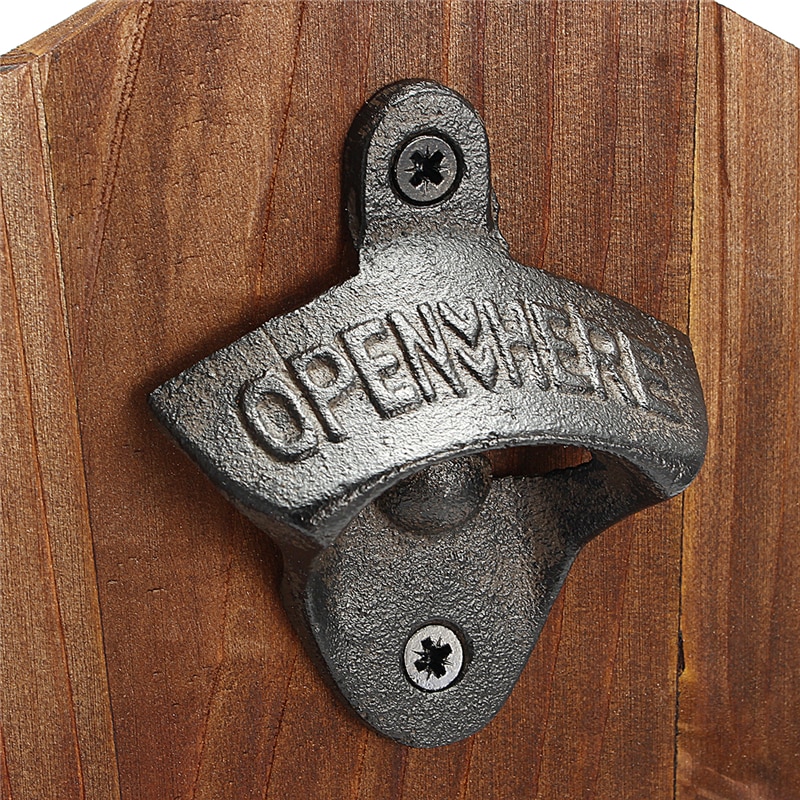 Wall Mount Bottle Opener Vintage Design