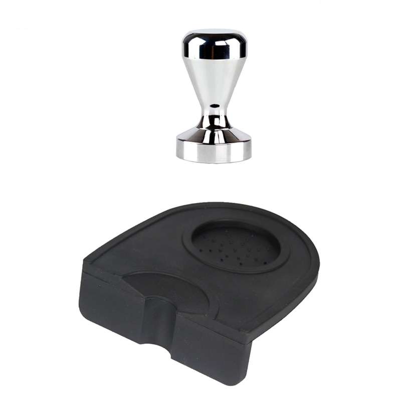 Coffee Tamper with Silicone Pad