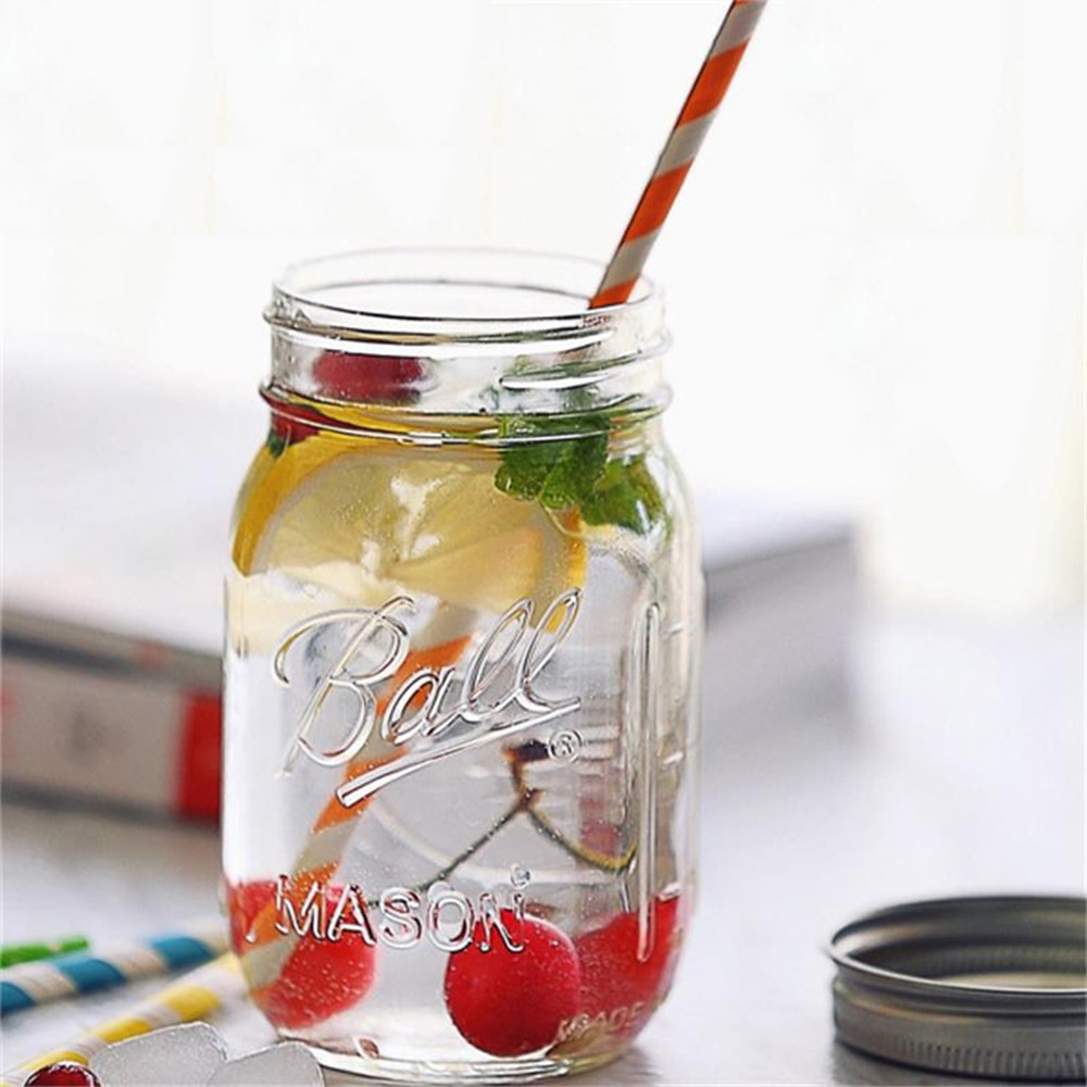 Mason Jar Storage Glass Cup