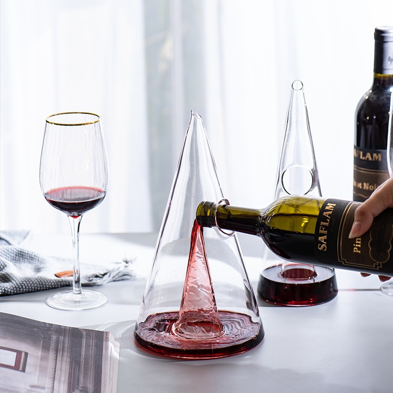 Wine Decanter Elegant Glass Pourer