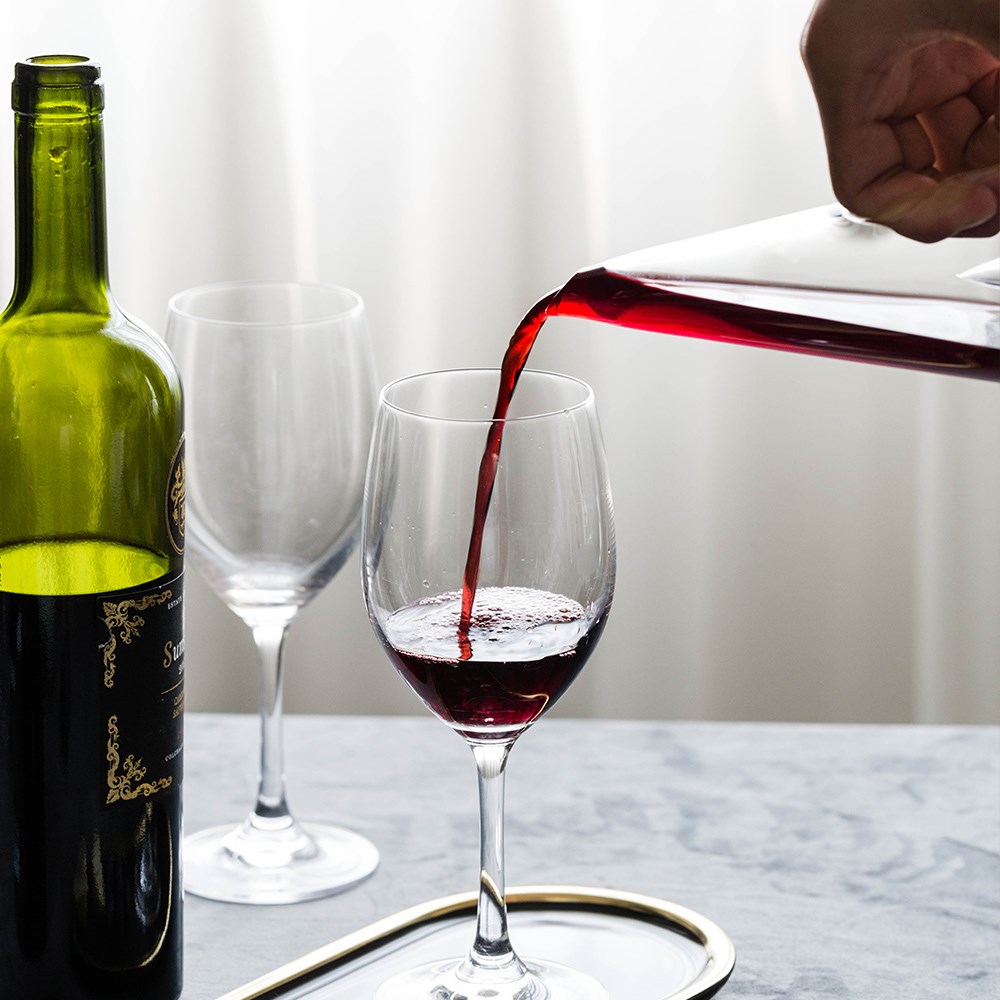 Wine Decanter Elegant Glass Pourer