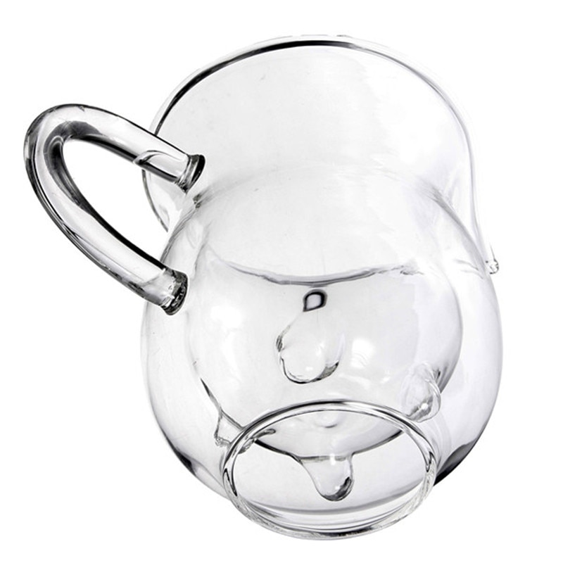 Milk Jug Creative Cow Glass Pitcher