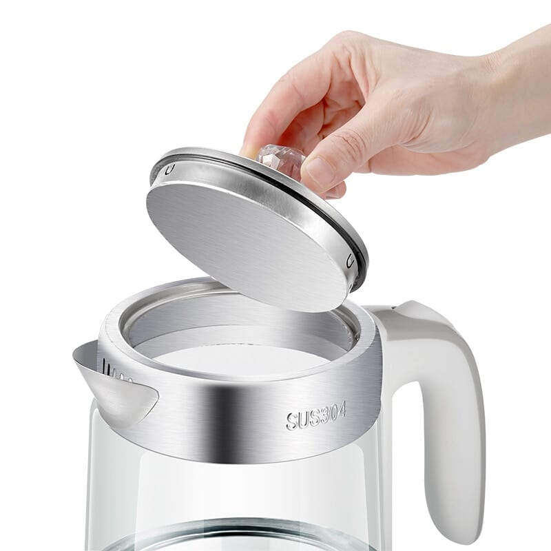 1.8L Electric Glass Kettle Cordless Pot