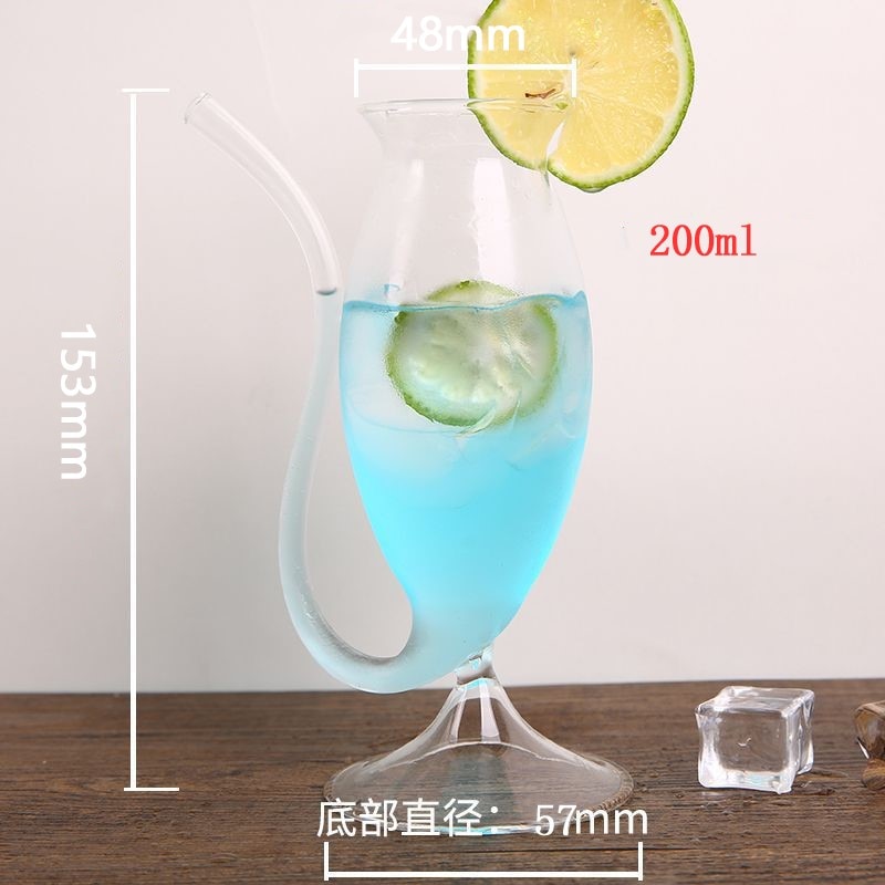 Juice Glass Drinking Straw (2pcs)