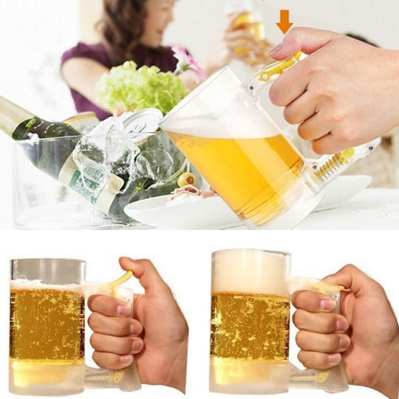 Beer Mug Self-Foaming Server