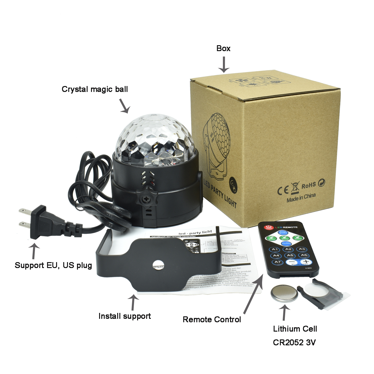 Outdoor LED Mini Disco Party  Ball Lights