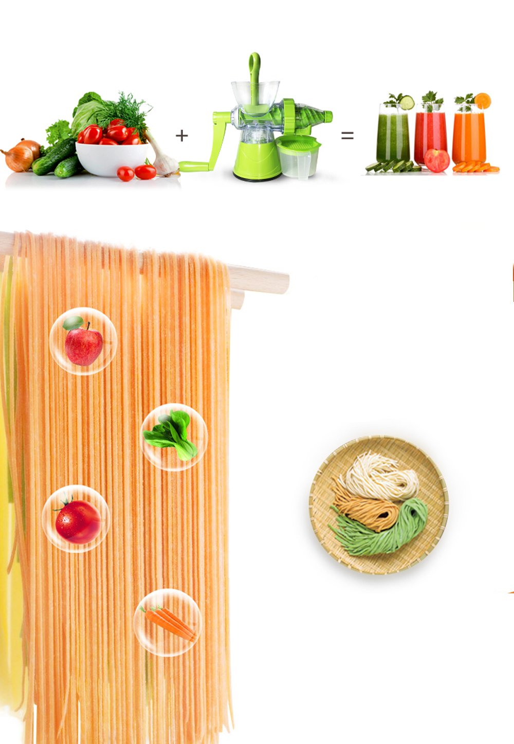 Multi-Functional Fruit And Vegetable Juicer Press