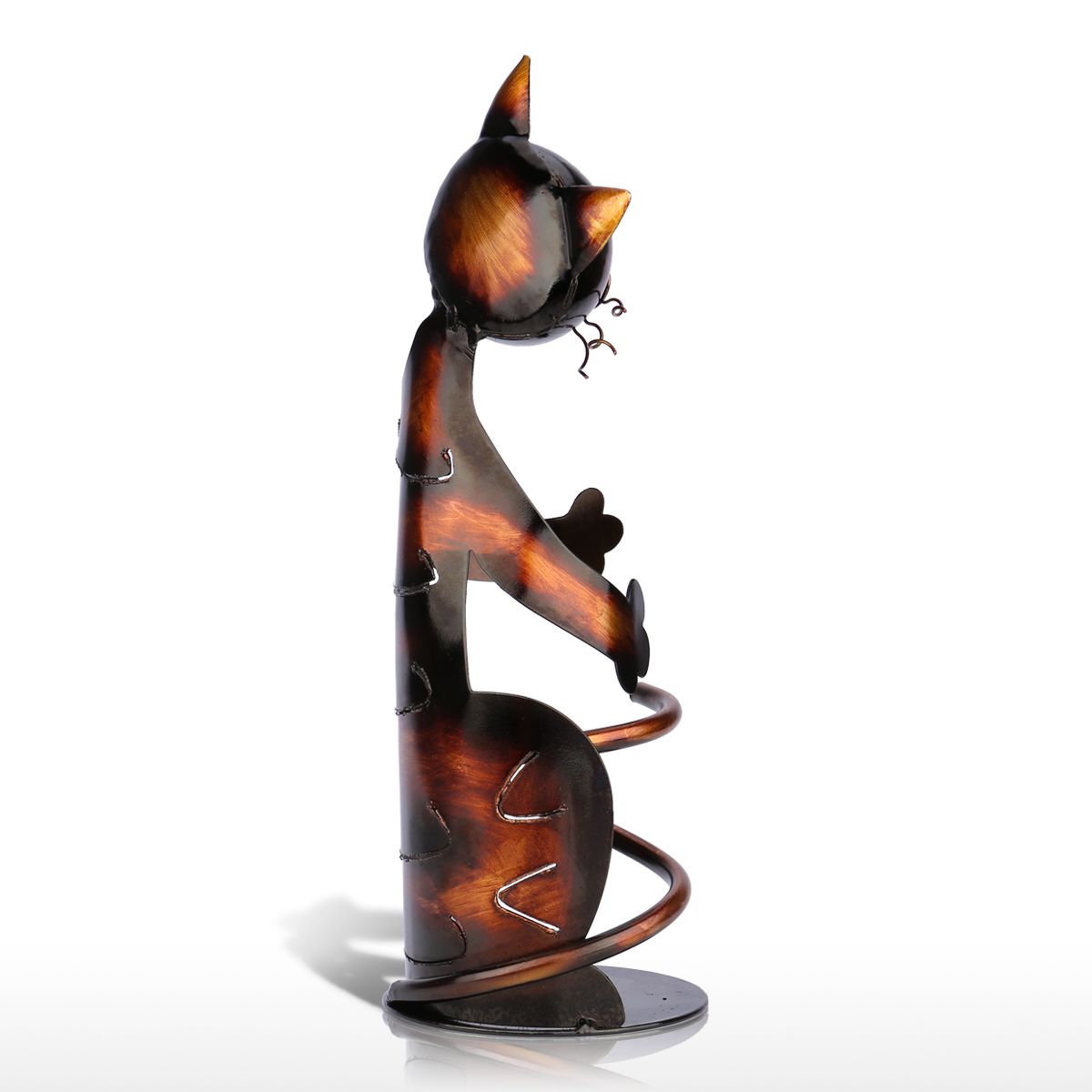 Handmade Cat Shaped Wine Bottle Holder