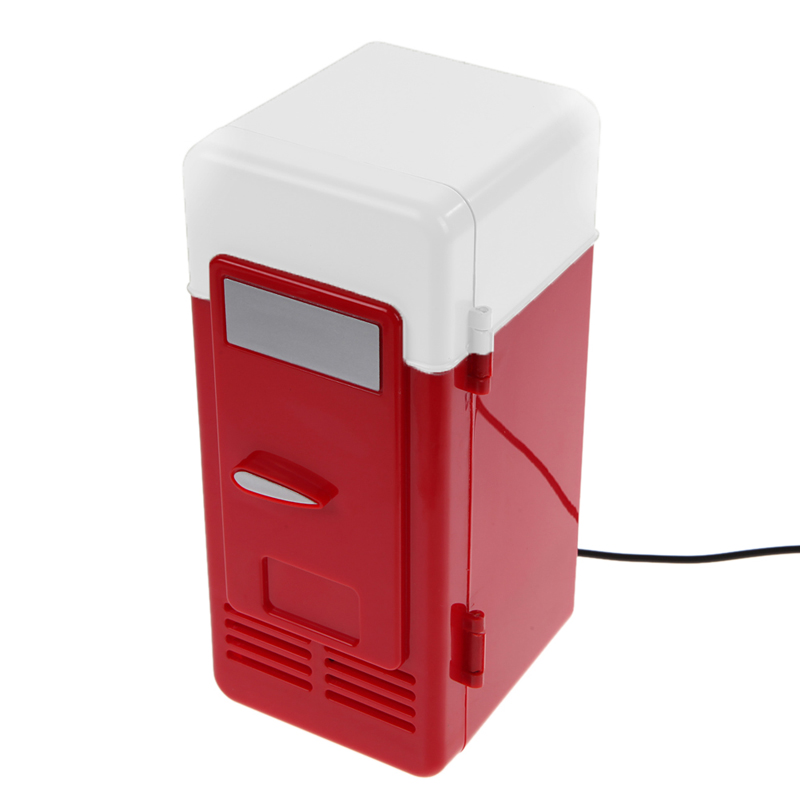 Mini Fridge-Desktop USB Beverage Can Cooler