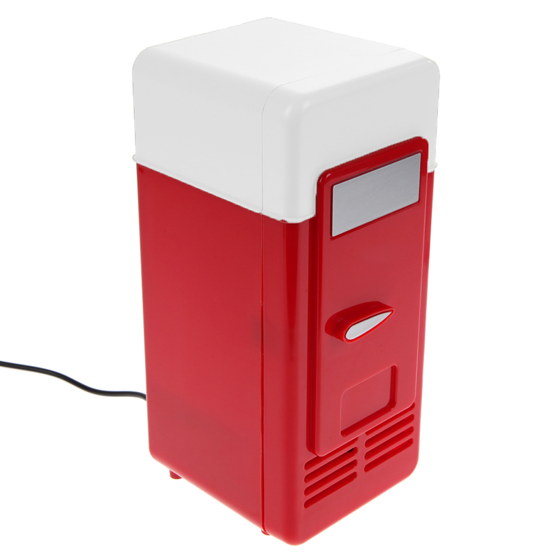 Mini Fridge-Desktop USB Beverage Can Cooler