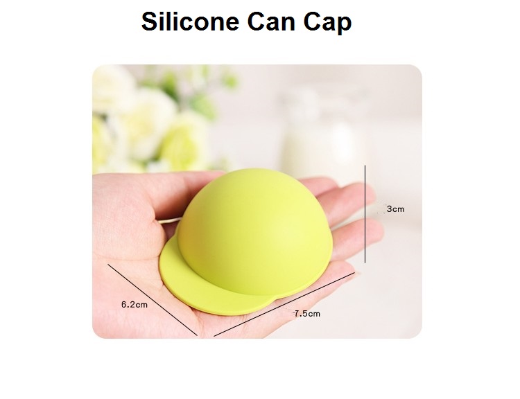 Reusable Silicone Carbonated Can Cap (Set of 3)