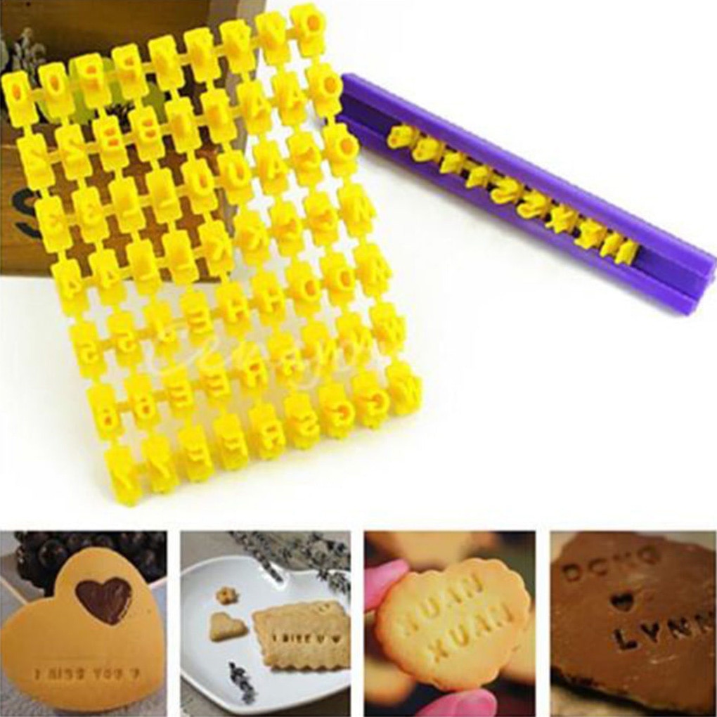 Alphabet Cookie Stamp Embossing Tool