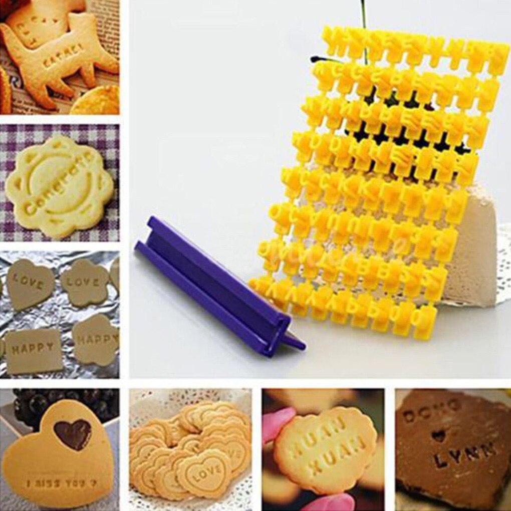 Alphabet Cookie Stamp Embossing Tool