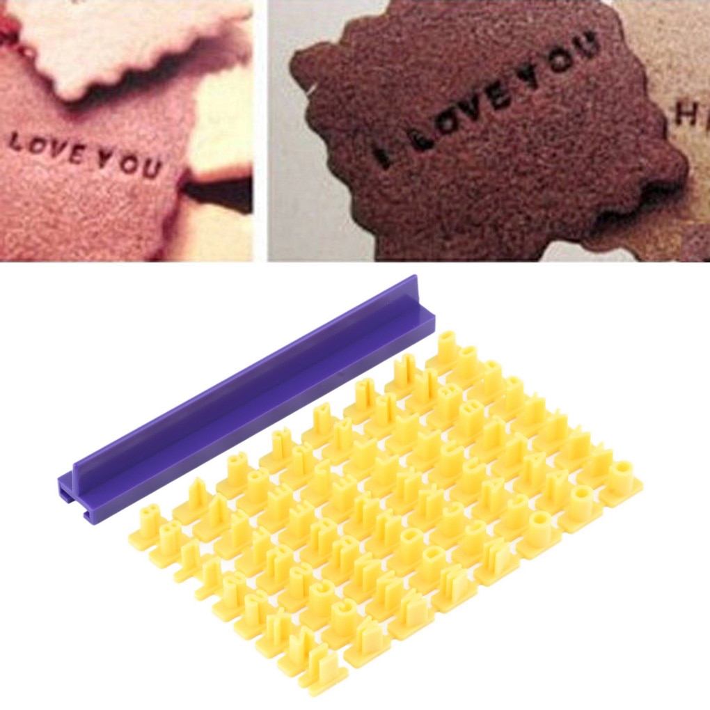 Alphabet Cookie Stamp Embossing Tool