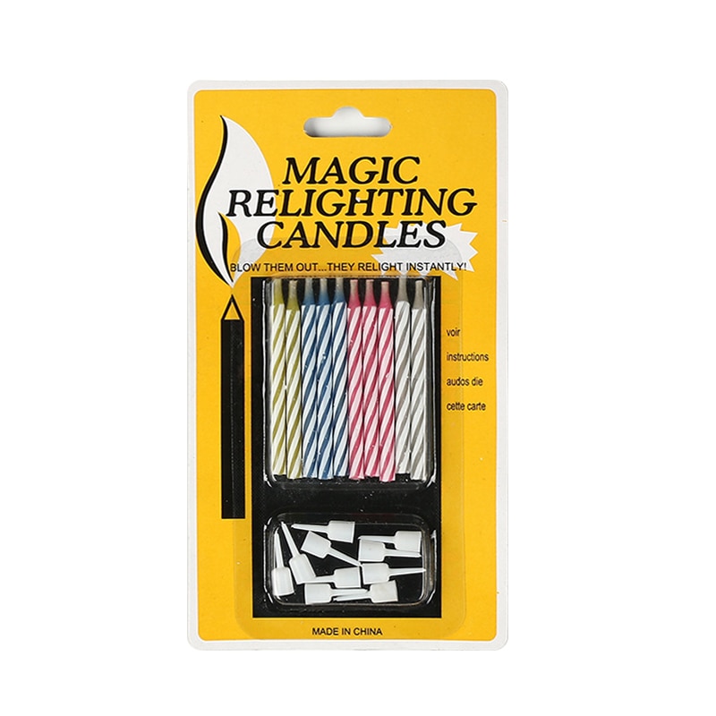 Magic Relighting Candles Cake Decoration