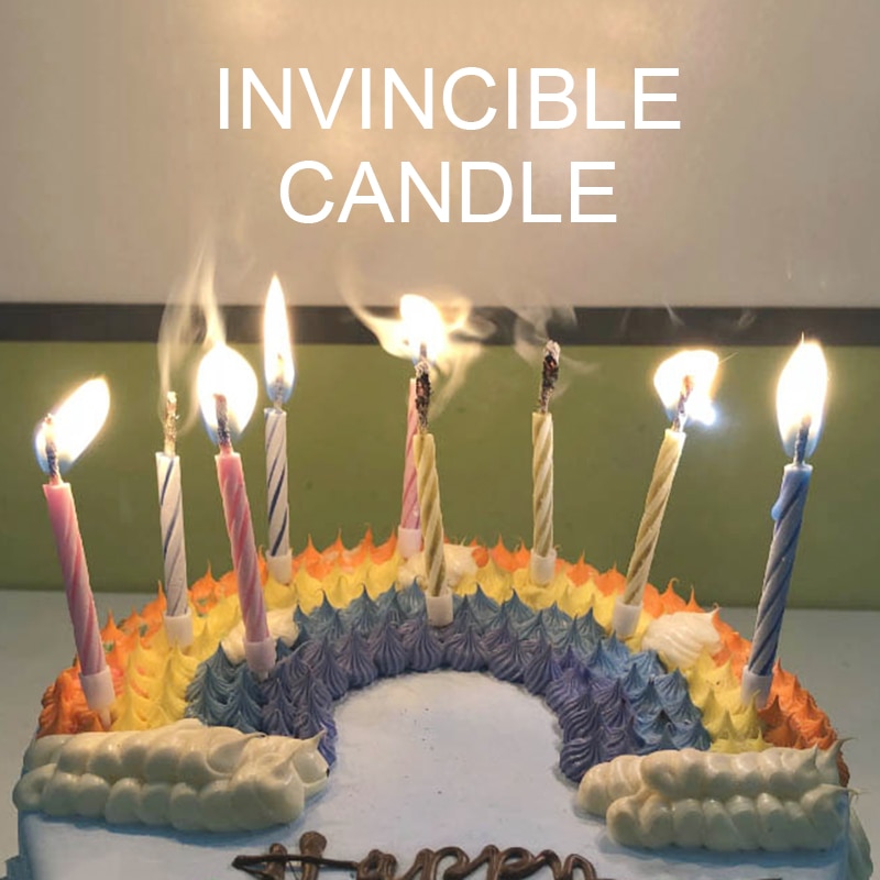 Magic Relighting Candles Cake Decoration