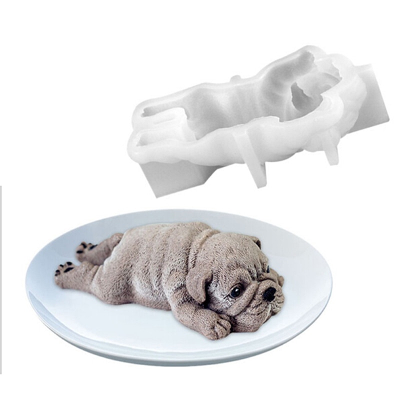 Silicone 3D Dog Cake Mold