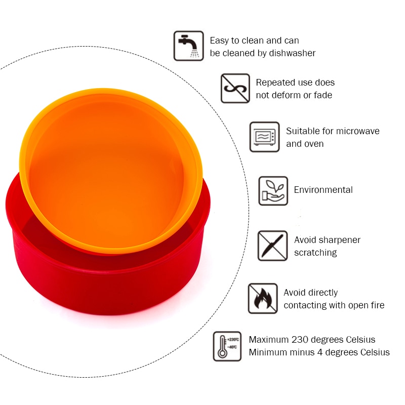 Silicone Round Cake Pan Baking Mold