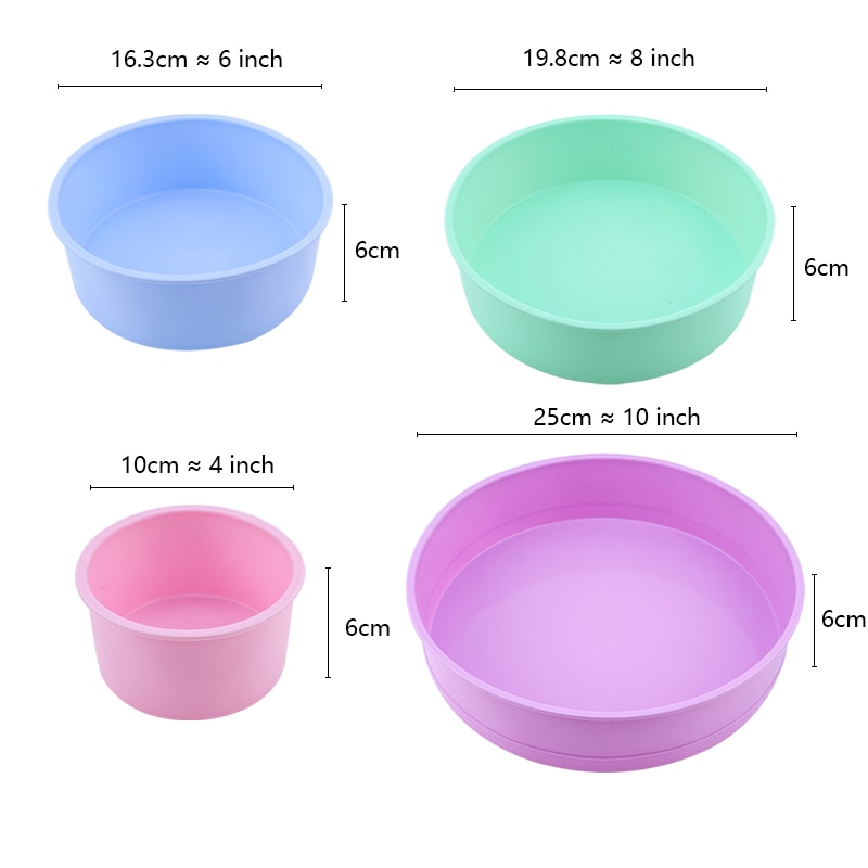 Silicone Round Cake Pan Baking Mold